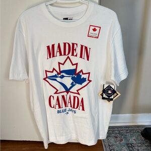 New Era White Made in Canada Blue Jays Tee